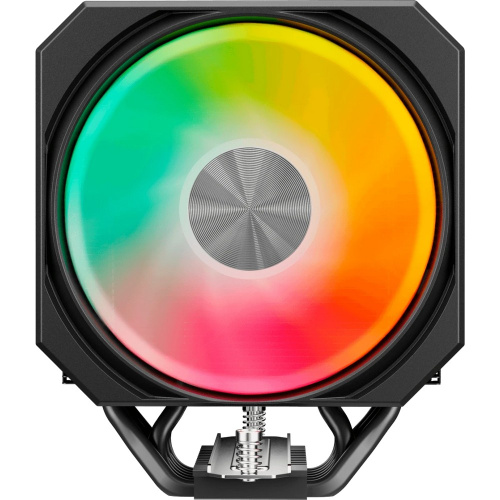 Кулер upHere UP1KC4C Black ARGB / 4HPx6mm, 230W TDP, single tower, 1x120mm ARGB fan, 600-1650RPM, 68 CFM, 25dBA