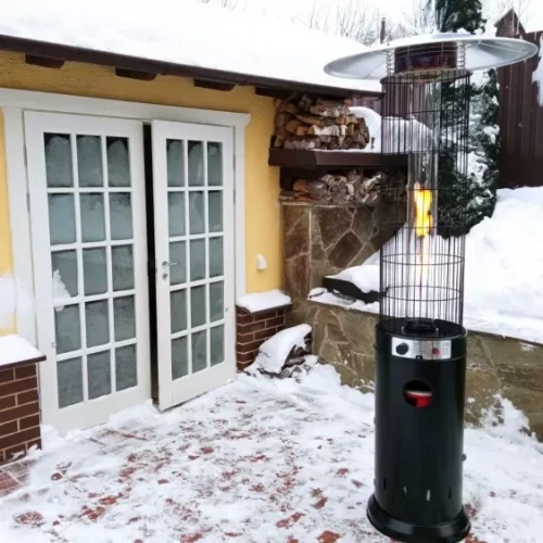 Уличный газовый обогреватель WWT 13D pro Black mini 1.87m