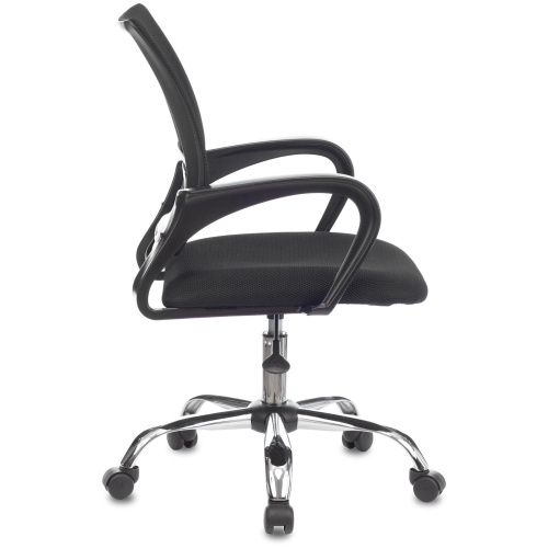 Кресло Бюрократ CH-695NLTSL/Black черный TW-01 TW-11 сетка/ткань крестов. металл хром