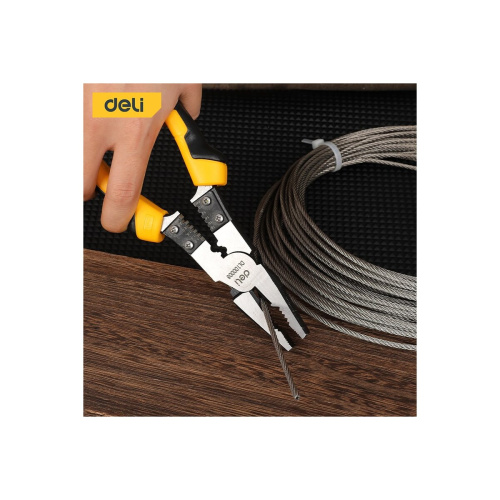 Плоскогубцы DELI DL100008 (134399) 215мм