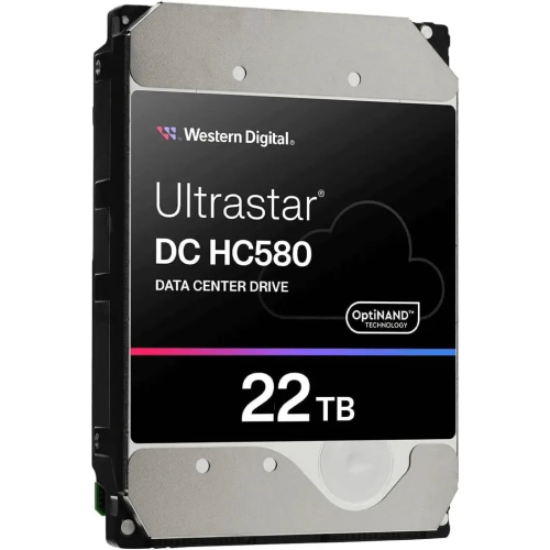 HDD WD Ultrastar DC HC580 (WUH722422ALE6L4) (0f48278), 22ТБ, SATA III, 3.5"