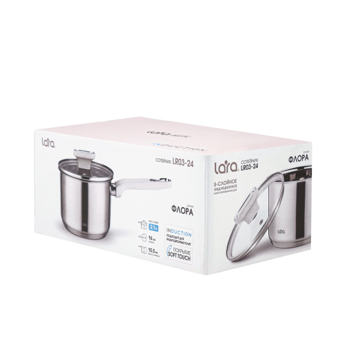Сотейник LARA LR03-24 Флора