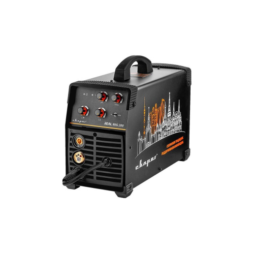 Сварочный аппарат Сварог MIG 200 Real (N24002N) Black (маска+краги) (95 883)