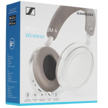Беспроводные/проводные наушники Sennheiser MOMENTUM 4 белый