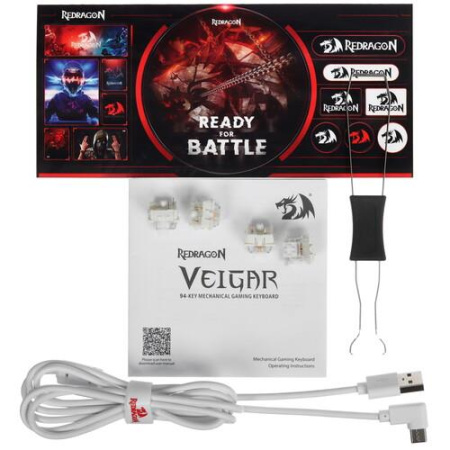 Клавиатура проводная + беспроводная Redragon Veigar K643