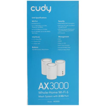 MESH-комплект Cudy M3000 (3-Pack)
