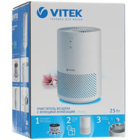 Воздухоочиститель Vitek 8553-VT-01 25Вт белый