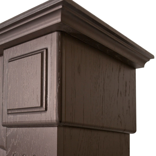 Электрокамин RealFlame Carolina 24/25,5 DN темный орех с очагом Irvine 24