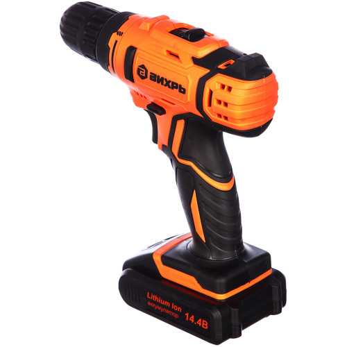 Дрель-шуруповерт ВИХРЬ ДА-14,4Л-2 72/14/15