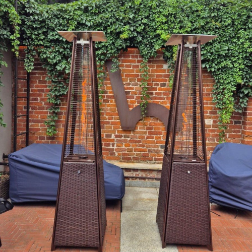 Уличный газовый обогреватель WWT 13I Rotang Brown Mini 1.8m