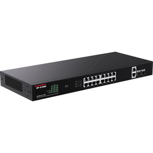 Коммутатор IP-COM G1120P-16-150W 18GE+2SFP Ethernet Unmanaged Switch With 16-Port PoE
