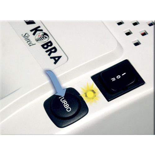 Шредер Kobra 240 C2 Turbo E/S 99.731E/S белый секр.P-5 фрагменты 17лист 35л