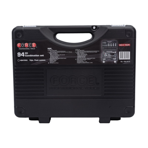 Набор инструментов Force 4941R-9 1/4, 1/2 12-ти гран. 94 предмета