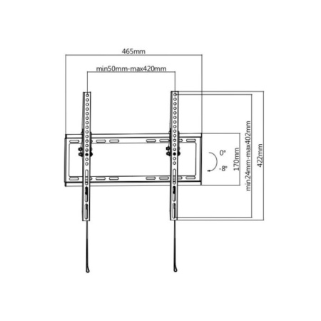 Кронштейн Ultramounts UM 832TW белый