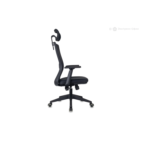 Кресло Бюрократ MC-811S-H черный Elastic-102 сетка/ткань с подголов. крестов. пластик