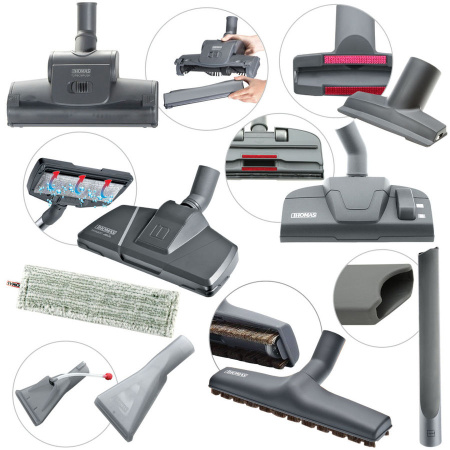 Пылесос моющий Thomas Allergy & Family розовый/серый