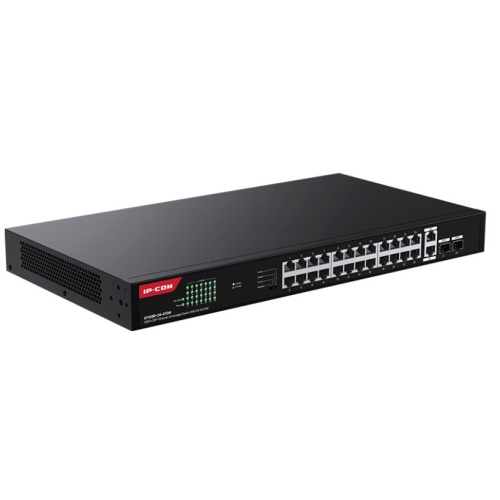 Неуправляемый гигабитный PoE коммутатор IP-COMG1128P-24-410W Ethernet 26GE+2SFP с 24 портами PoE