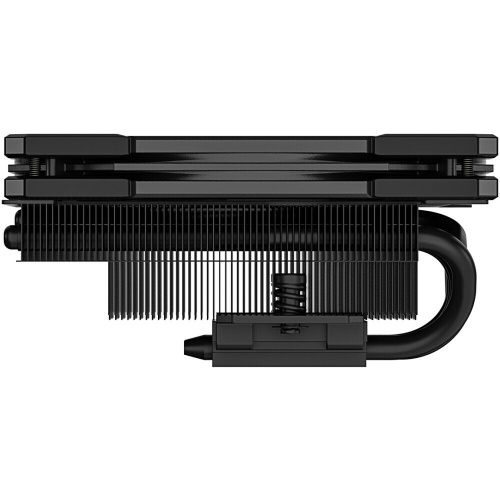 Кулер ID-COOLING IS-55 Black LGA1700/1200/115X/AM5/AM4 низкопрофильный высота 55mm (TDP 125W, PWM, 5 тепл.трубок + медная база, Fan 120mm)