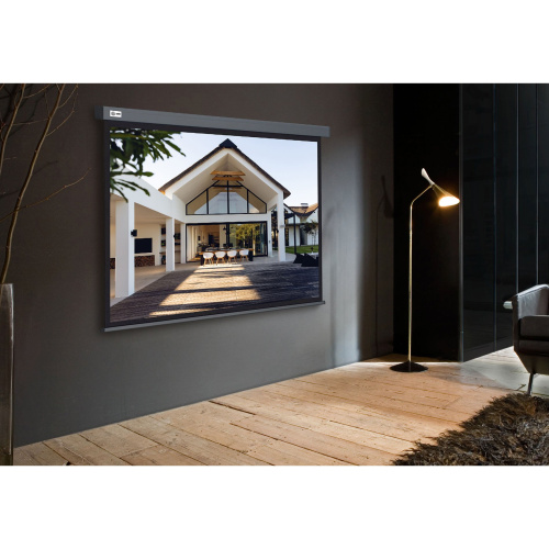 Экран Cactus CS-PSW-206X274-SG Wallscreen настенно-потолочный рулонный серый