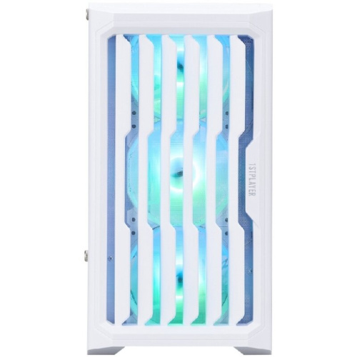 Корпус 1STPLAYER Bullet Hunter H2 ARGB White (H2-WH-4F7-W) / mATX / 4x120mm ARGB fans