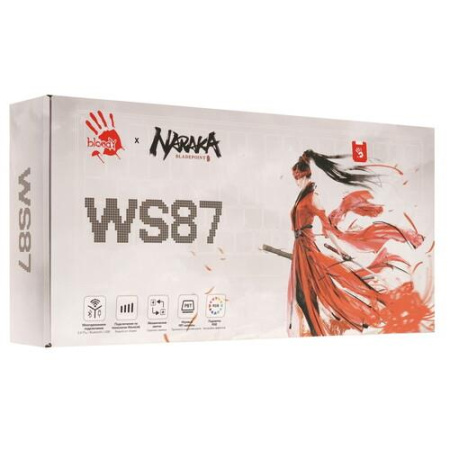 Клавиатура проводная + беспроводная A4Tech Bloody WS87 Naraka