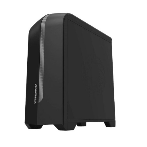 Корпус GameMax Centauri BG H601 mATX, black, w/o PSU, w/1xUSB3.0+1xUSB2.0+HD-Audio, w/1x12mm Blue Led fan