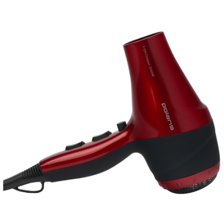 Фен Polaris PHD 2077i красный/черный