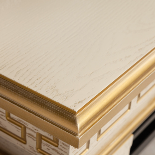 Портал каминный из МДФ RealFlame Callisto 52, МДФ, белый дуб, для очага Joker 52