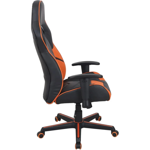Кресло игровое BRABIX Storm GM-006 (532502) экокожа, черный/оранжевый