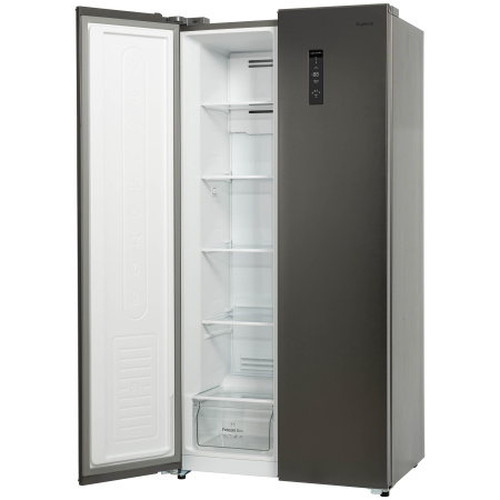 Холодильник Бирюса SBS 400 DI Темная нерж