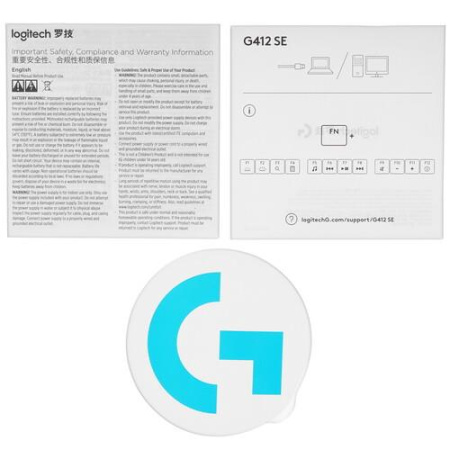 Клавиатура проводная Logitech G412 SE