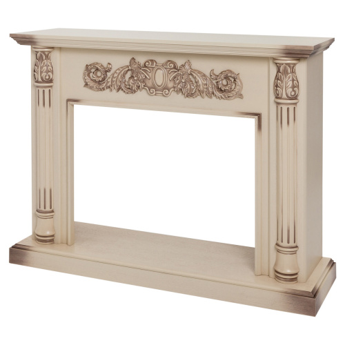 Портал каминный из МДФ RealFlame Salford 33 белый, для очагов Firespace 33 и 3D Firestar 33, Epsilon 33