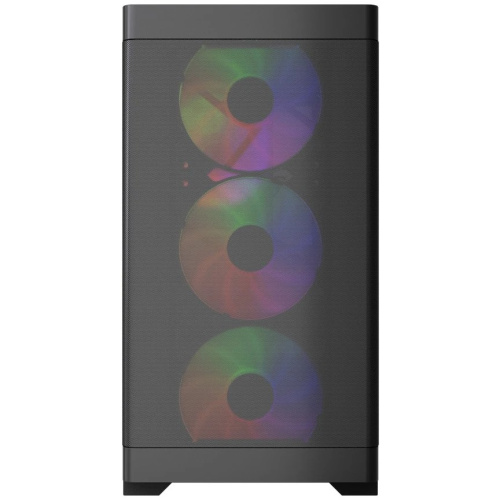 Корпус Powercase Mistral Micro A13B (CMMA13B-L4), Tempered Glass, 4x120mm FRGB fan, чёрный, mATX