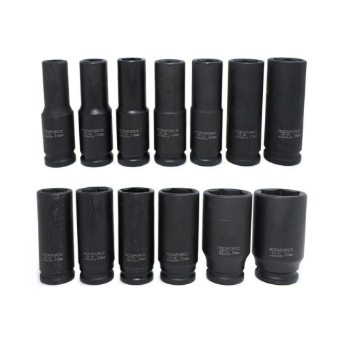 Набор головок ударных глубоких ROCKFORCE RF-4137MPB