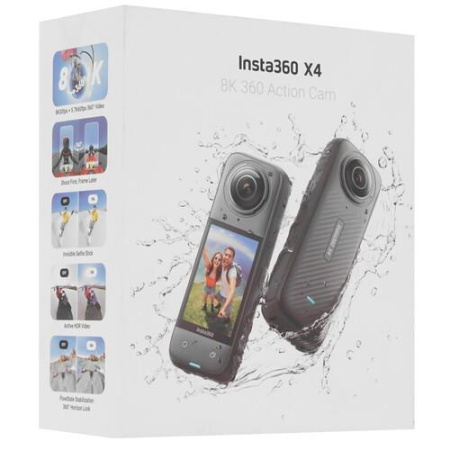Экшн-камера Insta360 X4 черный