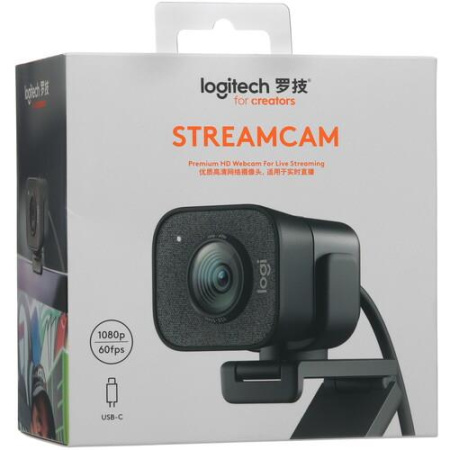 Веб-камера Logitech Full HD StreamCam Black
