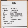 16" Ноутбук GIGABYTE G6 MF черный
