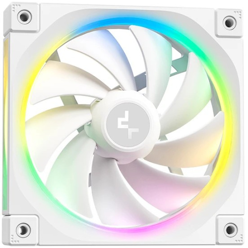 СВО DEEPCOOL LQ240 WH LGA20XX/1700/1200/115X/AM5/AM4 (TDP 250W, ARGB Lighting, Anti-Leak edition, PWM, Dual Fan, бел)