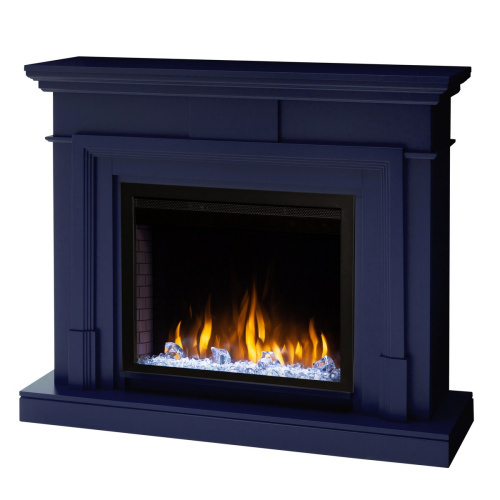 Электрокамин RealFlame Marco 25,5/26 NB индиго с очагом Saphir 25,5
