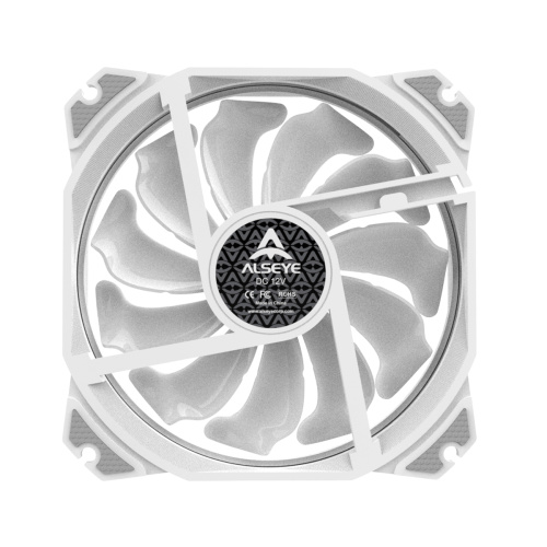 Комплект вентиляторов Alseye M120-P Kit (AS.04.01.0039) 120 мм, 1700rpm, 33 дБ, 4-pin PWM + 3-pin 5V ARGB, 3шт, ARGB