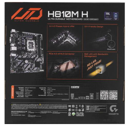 Материнская плата GIGABYTE H810M H