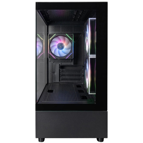 Корпус 1STPLAYER Miku Mi5 ARGB Black (Mi5-BK-2FC7R-1FC7) / mATX / 3x120mm ARGB fans