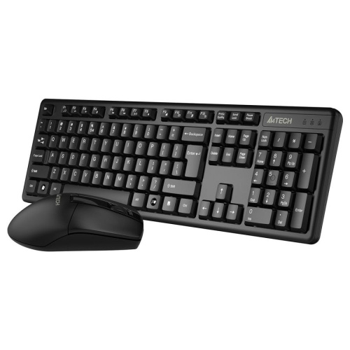 Клавиатура + мышь A4Tech 3330N клав:черный мышь:черный