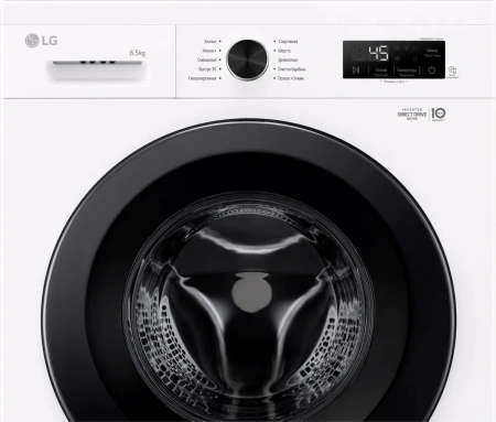 Стиральная машина LG F2Y1WS6W класс: A загр.фронтальная макс.:6.5кг белый инвертер