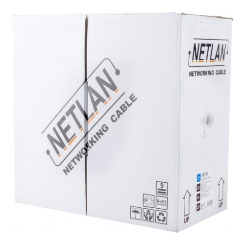 Витая пара NETLAN EC-UF004-5E-PVC-GY серый