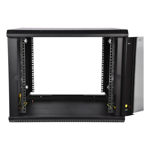 Шкаф коммутационный ЦМО ШРН-Эконом ШРН-Э-6.650-9005 настенный 6U 600x650мм черный