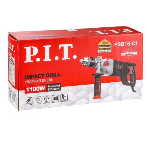 Дрель P.I.T. PSB16-C1 ударная