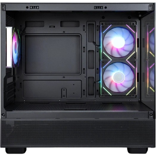 Корпус 1STPLAYER Miku Mi5 ARGB Black (Mi5-BK-2FC7R-1FC7) / mATX / 3x120mm ARGB fans