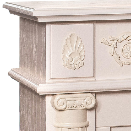 Электрокамин RealFlame Attica WT айвори с очагом Moonblaze Black