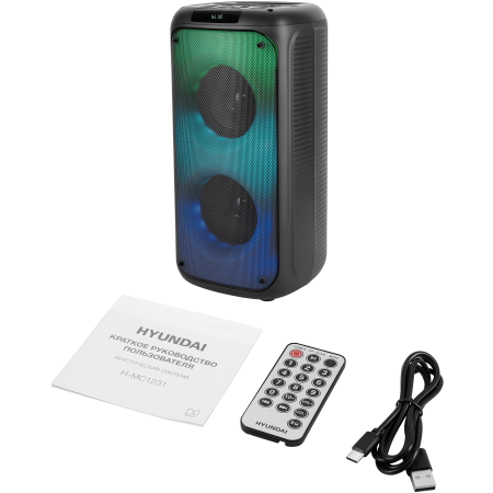 Минисистема Hyundai H-MC1231 черный